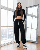 Штаны Спорт Azna Б81 black - делук