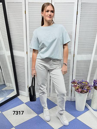 Футболка Mmc Clothes 7317 l.blue - делук