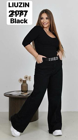 Джинсы Ruxa 2177 black - делук