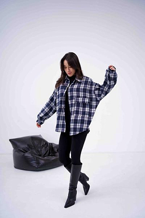 Рубашка Little Secret 5523 navy - делук