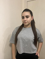 Топ Moda School M545 grey - делук