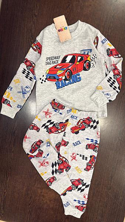 Пижама Baby Boom BB1 grey - делук