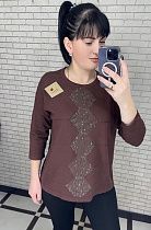 Свитер Levisha 25206 brown - делук
