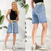 Шорты Liana Denim 1-002-1 l.blue - делук