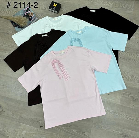 Футболка Nefertiti 2114-2 navy - делук