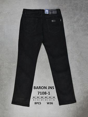 Джинсы God Baron 7108-1 black - делук