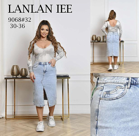 Юбка Lolo Blues 9068 l.blue - делук