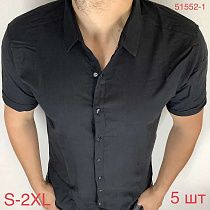 Рубашка No Brand 51552-1 black - делук