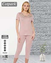 Пижама Cotpark 14389 powder - делук