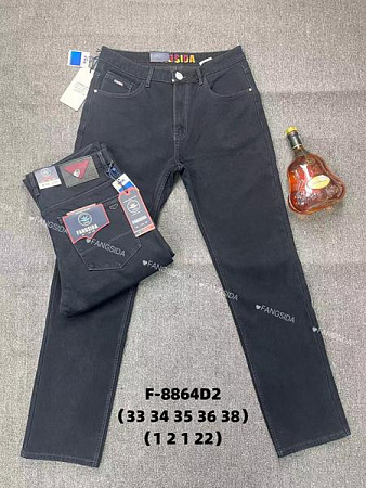 Джинсы Fangsida 8864 black - делук