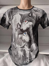 Футболка Panda 1545 black - делук