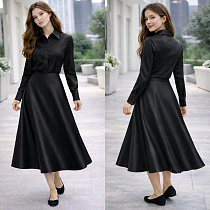 Юбка Karolina KR502 black - делук