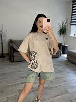 Футболка S.Style 55-1 beige - делук