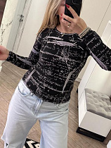 Свитер Lora LR1099 black - делук