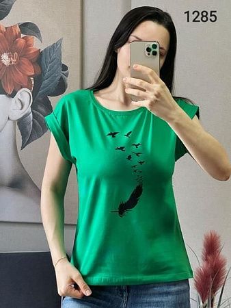 Футболка Fsn 1285 green - делук