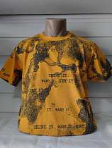 Футболка Panda 1858 yellow - делук
