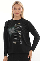 Свитер Julia JL513 black - делук