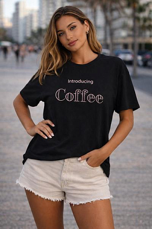 Футболка Style Nadezhda 8805 black - делук