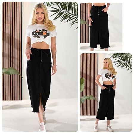 Юбка Lady N 842 black - делук