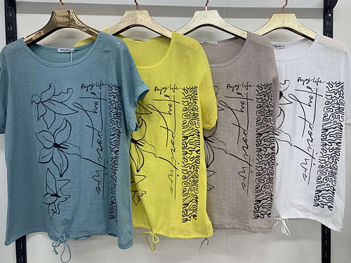 Футболка Dgmd 7383 white - делук