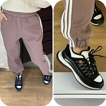 Штаны Спорт Valentina 303 brown - делук