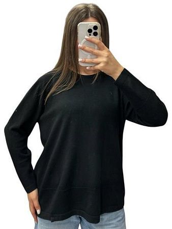 Свитер Elena&Vika 25233 black - делук