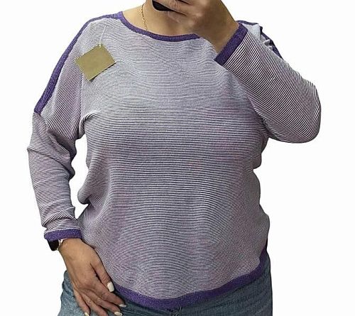 Свитер Elena&Vika 25236 purple - делук