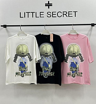 Футболка Little Secret 500345 black - делук