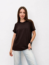 Футболка Fsn 4022 d.brown - делук