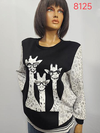 Свитер Lida 8125 black - делук