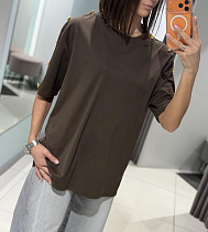 Футболка Comod 5710 brown - делук