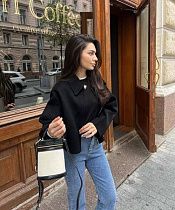 Пиджак Arina 1528 black - делук