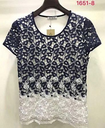 Футболка Lida 1651-8 navy - делук