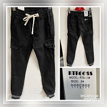 Джинсы Fangsida RT5003 black - делук