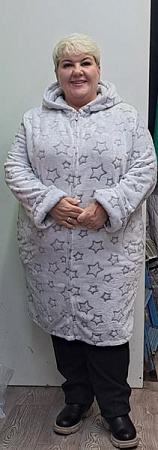 Халат Romeo Life RL815 grey - делук