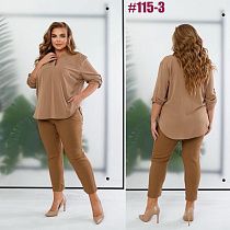 Блузка Bat 115-3 beige Блузка Bat 115-3 beige - делук