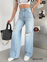 Джинсы Jeans Style 2012-1727 l.blue - делук