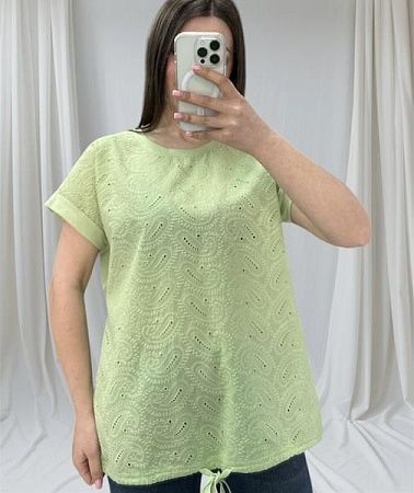 Футболка Elena&Vika 25048 mint - делук