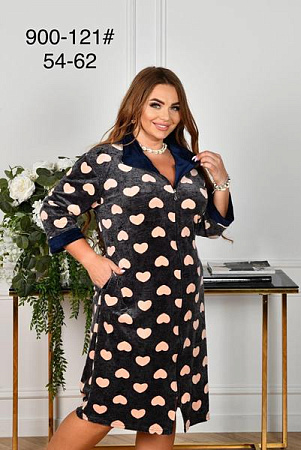 Халат Estima 900-121 d.grey - делук