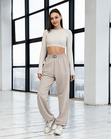 Штаны Спорт Azna Б70 beige - делук