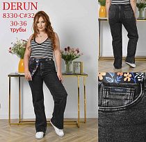 Джинсы Leen 8330C black - делук