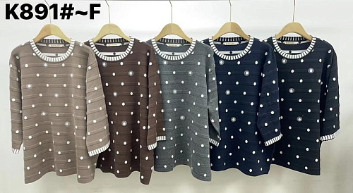 Свитер Anne-Kiss Me K891F mix - делук