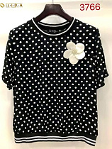 Футболка Lida 3766 black - делук