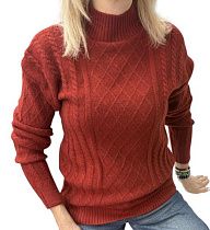 Свитер Elena&Vika 24039 terrakot - делук