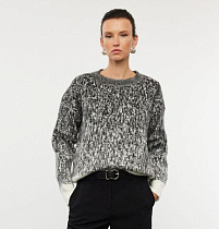 Свитер Lora LR840 grey - делук