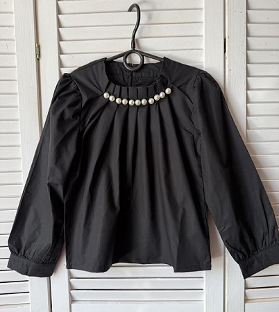 Блузка Delfinka 85052 black - делук