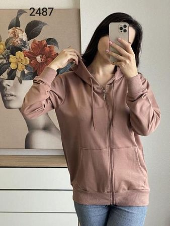 Кофта Спорт Fsn 2487 brown - делук