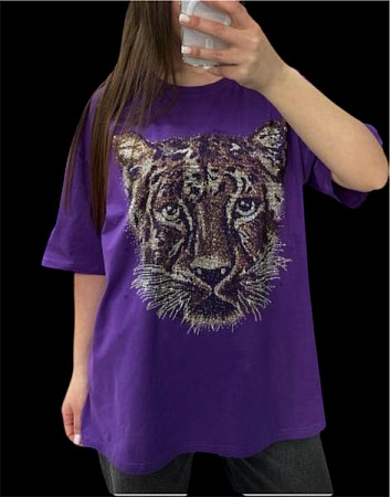 Футболка Elena&Vika 25101 purple - делук