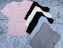 Футболка Lora LR1212 black - делук