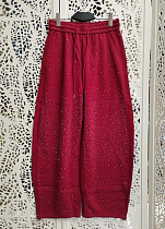 Штаны Спорт Lora LR1187 wine - делук